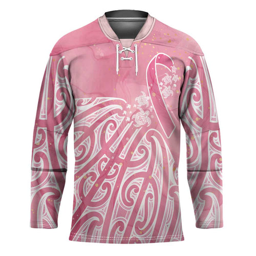 Breast Cancer Awareness Maori Hockey Jersey Kia Kaha Kia Maia Kia Manawanui - Aussie Hoodie