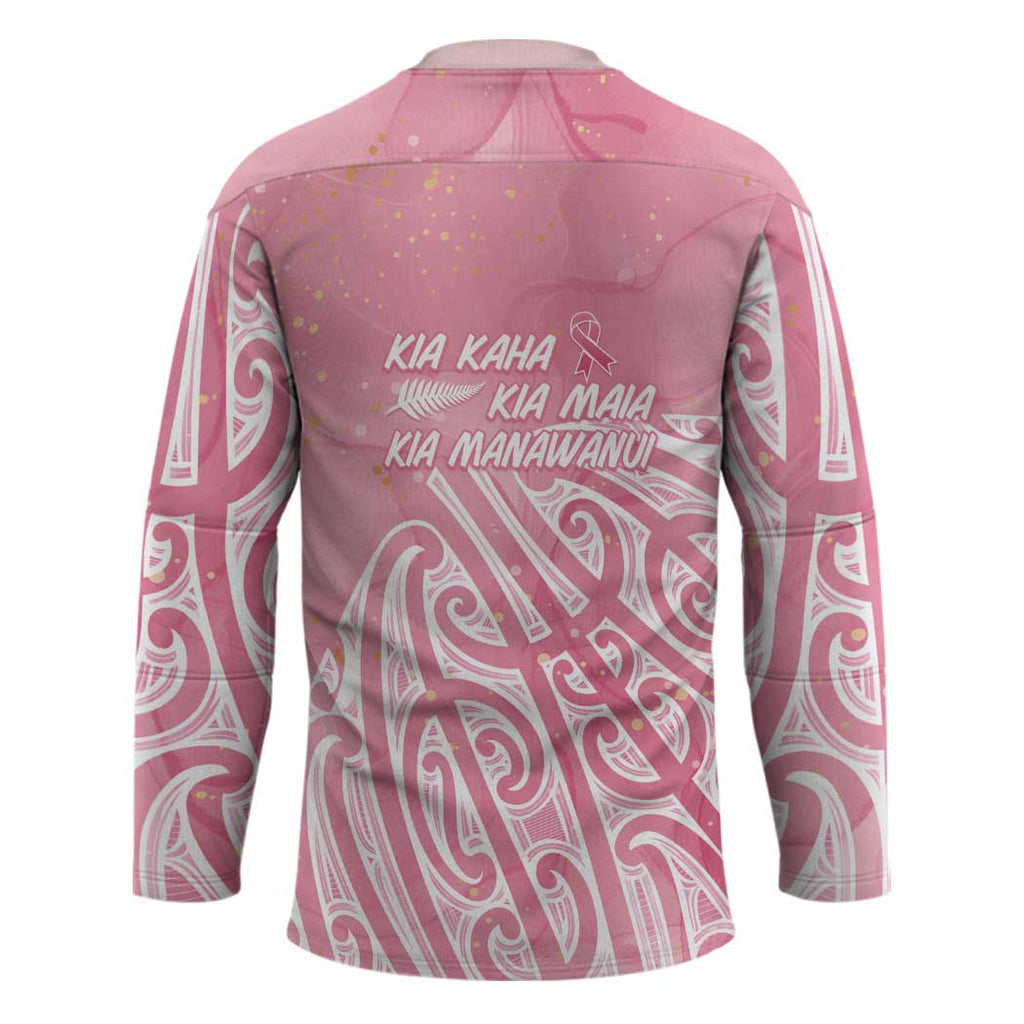 Breast Cancer Awareness Maori Hockey Jersey Kia Kaha Kia Maia Kia Manawanui - Aussie Hoodie