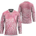 Breast Cancer Awareness Maori Hockey Jersey Kia Kaha Kia Maia Kia Manawanui - Aussie Hoodie