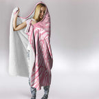 Breast Cancer Awareness Maori Hooded Blanket Kia Kaha Kia Maia Kia Manawanui - Aussie Hoodie