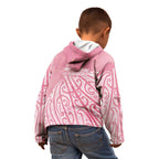 Breast Cancer Awareness Maori Kid Hoodie Kia Kaha Kia Maia Kia Manawanui - Aussie Hoodie