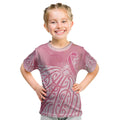 Breast Cancer Awareness Maori Kid T Shirt Kia Kaha Kia Maia Kia Manawanui - Aussie Hoodie