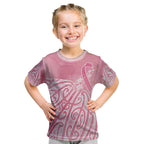 Breast Cancer Awareness Maori Kid T Shirt Kia Kaha Kia Maia Kia Manawanui - Aussie Hoodie