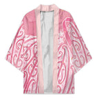 Breast Cancer Awareness Maori Kimono Kia Kaha Kia Maia Kia Manawanui - Aussie Hoodie