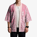 Breast Cancer Awareness Maori Kimono Kia Kaha Kia Maia Kia Manawanui - Aussie Hoodie