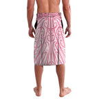 Breast Cancer Awareness Maori Lavalava Kia Kaha Kia Maia Kia Manawanui - Aussie Hoodie