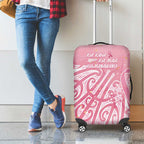 Breast Cancer Awareness Maori Luggage Cover Kia Kaha Kia Maia Kia Manawanui - Aussie Hoodie