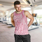 Breast Cancer Awareness Maori Men Tank Top Kia Kaha Kia Maia Kia Manawanui - Aussie Hoodie