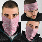 Breast Cancer Awareness Maori Neck Gaiter Kia Kaha Kia Maia Kia Manawanui - Aussie Hoodie