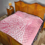 Breast Cancer Awareness Maori Quilt Kia Kaha Kia Maia Kia Manawanui - Aussie Hoodie
