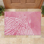 Breast Cancer Awareness Maori Rubber Doormat Kia Kaha Kia Maia Kia Manawanui - Aussie Hoodie