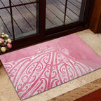 Breast Cancer Awareness Maori Rubber Doormat Kia Kaha Kia Maia Kia Manawanui - Aussie Hoodie