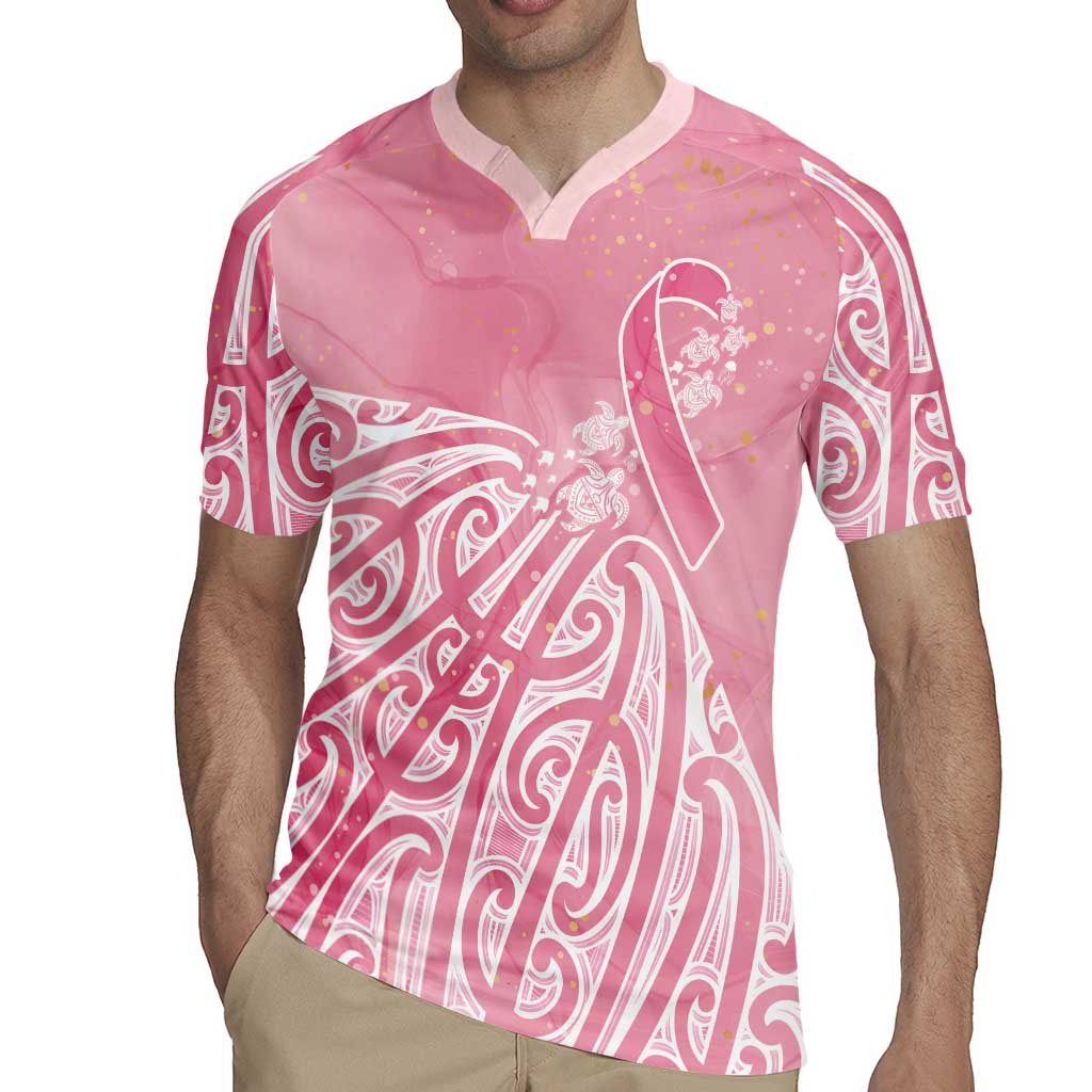 Breast Cancer Awareness Maori Rugby Jersey Kia Kaha Kia Maia Kia Manawanui - Aussie Hoodie