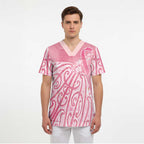 Breast Cancer Awareness Maori Scrub Top Kia Kaha Kia Maia Kia Manawanui - Aussie Hoodie