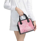 Breast Cancer Awareness Maori Shoulder Handbag Kia Kaha Kia Maia Kia Manawanui - Aussie Hoodie