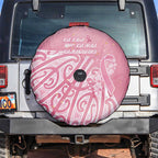 Breast Cancer Awareness Maori Spare Tire Cover Kia Kaha Kia Maia Kia Manawanui - Aussie Hoodie