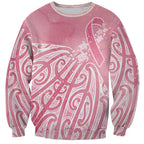 Breast Cancer Awareness Maori Sweatshirt Kia Kaha Kia Maia Kia Manawanui - Aussie Hoodie