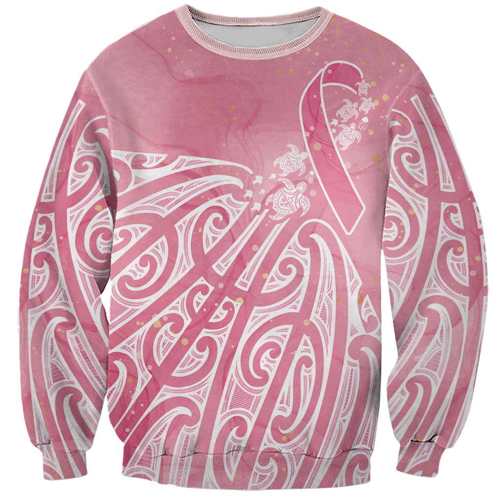 Breast Cancer Awareness Maori Sweatshirt Kia Kaha Kia Maia Kia Manawanui - Aussie Hoodie
