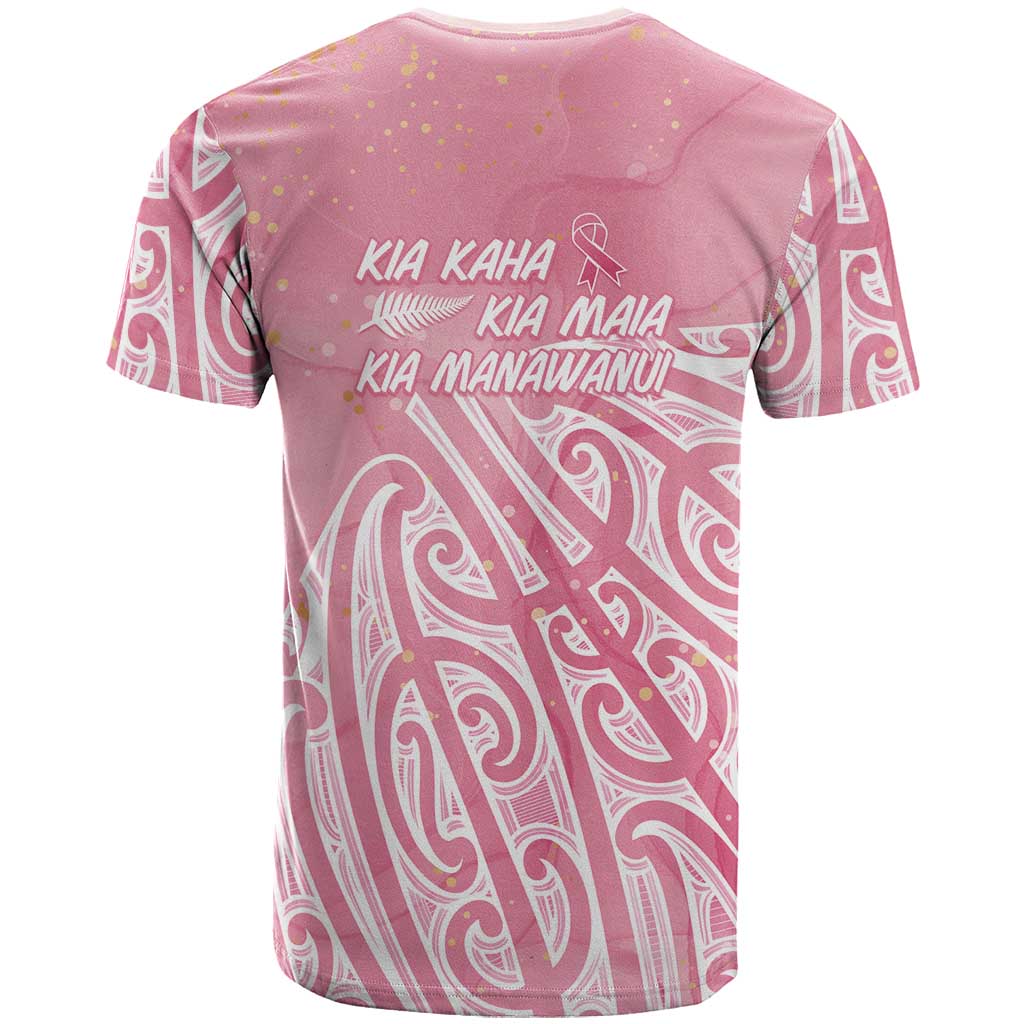 Breast Cancer Awareness Maori T Shirt Kia Kaha Kia Maia Kia Manawanui - Aussie Hoodie