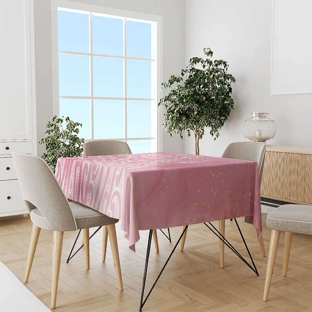 Breast Cancer Awareness Maori Tablecloth Kia Kaha Kia Maia Kia Manawanui - Aussie Hoodie