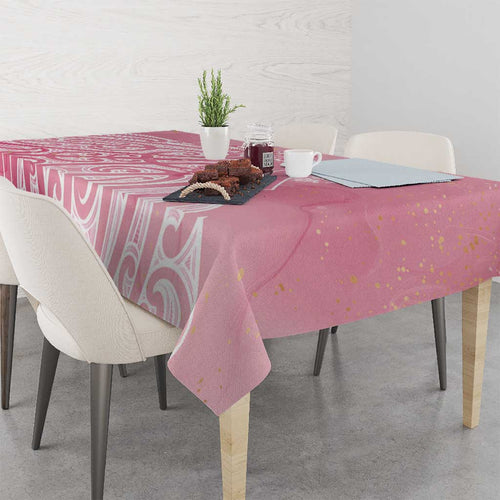Breast Cancer Awareness Maori Tablecloth Kia Kaha Kia Maia Kia Manawanui - Aussie Hoodie