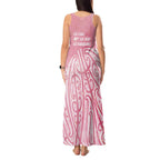 Breast Cancer Awareness Maori Tank Maxi Dress Kia Kaha Kia Maia Kia Manawanui - Aussie Hoodie