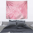 Breast Cancer Awareness Maori Tapestry Kia Kaha Kia Maia Kia Manawanui - Aussie Hoodie