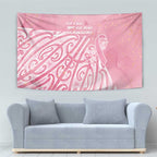 Breast Cancer Awareness Maori Tapestry Kia Kaha Kia Maia Kia Manawanui - Aussie Hoodie