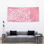 Breast Cancer Awareness Maori Tapestry Kia Kaha Kia Maia Kia Manawanui - Aussie Hoodie