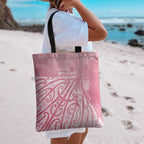 Breast Cancer Awareness Maori Tote Bag Kia Kaha Kia Maia Kia Manawanui - Aussie Hoodie