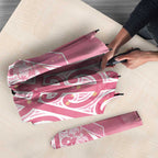 Breast Cancer Awareness Maori Umbrella Kia Kaha Kia Maia Kia Manawanui - Aussie Hoodie