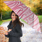 Breast Cancer Awareness Maori Umbrella Kia Kaha Kia Maia Kia Manawanui - Aussie Hoodie