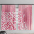 Breast Cancer Awareness Maori Window Curtain Kia Kaha Kia Maia Kia Manawanui - Aussie Hoodie