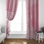 Breast Cancer Awareness Maori Window Curtain Kia Kaha Kia Maia Kia Manawanui - Aussie Hoodie