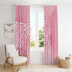 Breast Cancer Awareness Maori Window Curtain Kia Kaha Kia Maia Kia Manawanui - Aussie Hoodie