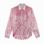 Breast Cancer Awareness Maori Women Casual Shirt Kia Kaha Kia Maia Kia Manawanui - Aussie Hoodie