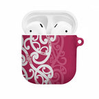 Breast Cancer Awareness Maori AirPods Case Koru Kowhaiwhai - Aussie Hoodie