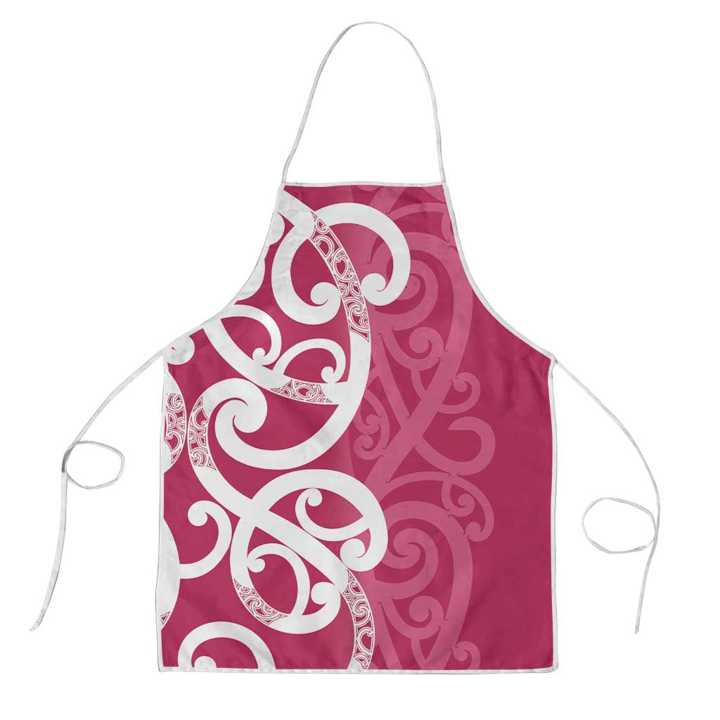 Breast Cancer Awareness Maori Apron Koru Kowhaiwhai - Aussie Hoodie