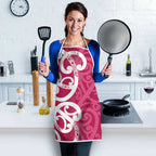 Breast Cancer Awareness Maori Apron Koru Kowhaiwhai - Aussie Hoodie
