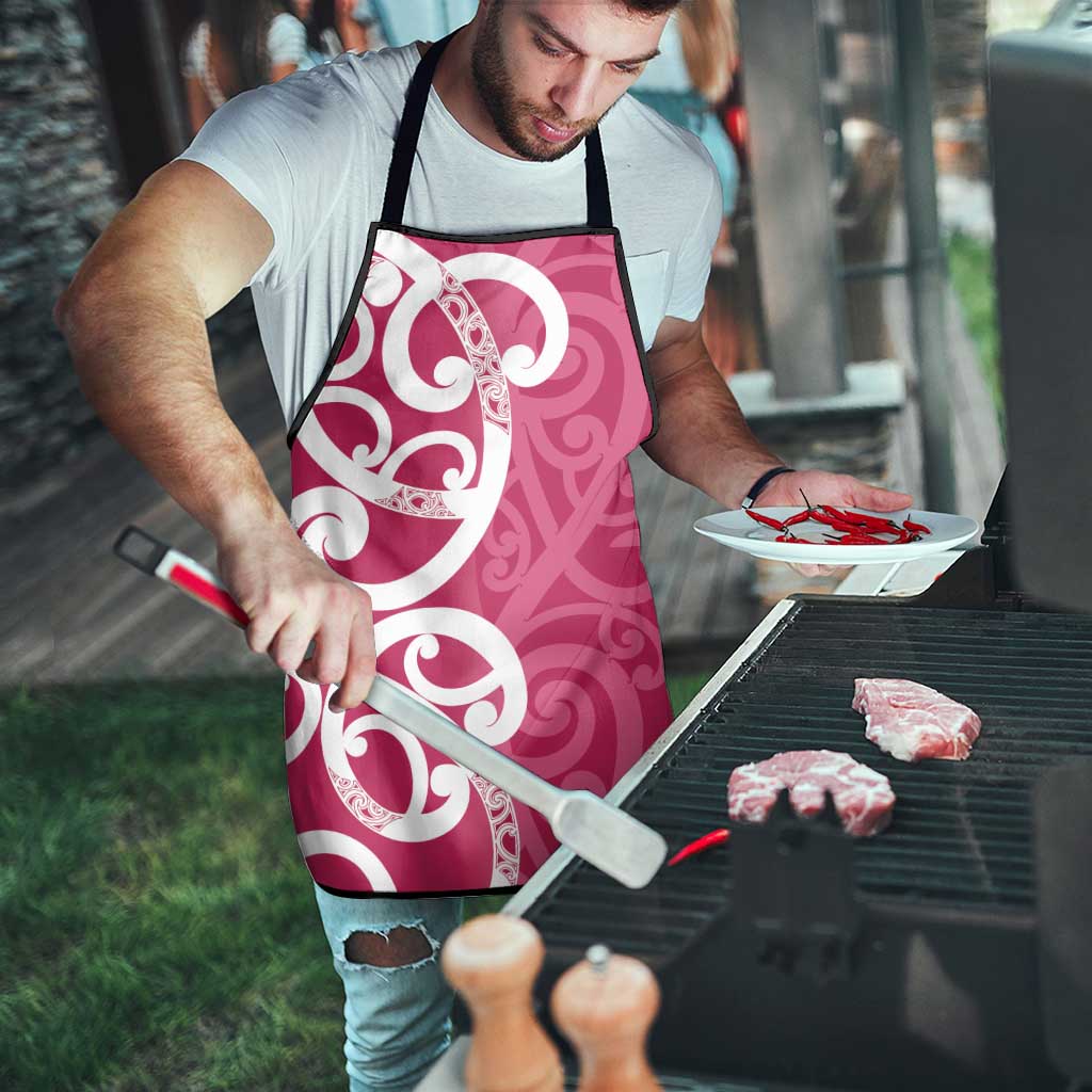 Breast Cancer Awareness Maori Apron Koru Kowhaiwhai - Aussie Hoodie
