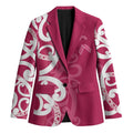 Breast Cancer Awareness Maori Blazer Koru Kowhaiwhai - Aussie Hoodie