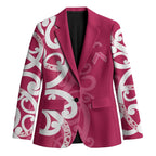 Breast Cancer Awareness Maori Blazer Koru Kowhaiwhai - Aussie Hoodie