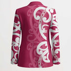 Breast Cancer Awareness Maori Blazer Koru Kowhaiwhai - Aussie Hoodie