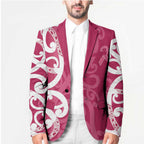 Breast Cancer Awareness Maori Blazer Koru Kowhaiwhai - Aussie Hoodie