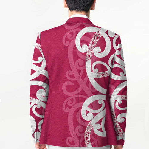 Breast Cancer Awareness Maori Blazer Koru Kowhaiwhai - Aussie Hoodie