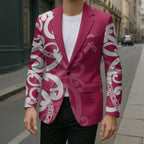 Breast Cancer Awareness Maori Blazer Koru Kowhaiwhai - Aussie Hoodie