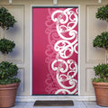 Breast Cancer Awareness Maori Door Cover Koru Kowhaiwhai - Aussie Hoodie