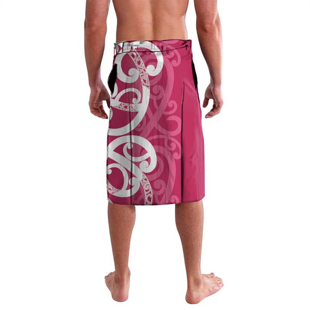 Breast Cancer Awareness Maori Lavalava Koru Kowhaiwhai - Aussie Hoodie