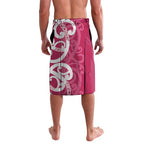 Breast Cancer Awareness Maori Lavalava Koru Kowhaiwhai - Aussie Hoodie