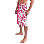 Breast Cancer Awareness Maori Lavalava Koru Kowhaiwhai - Aussie Hoodie